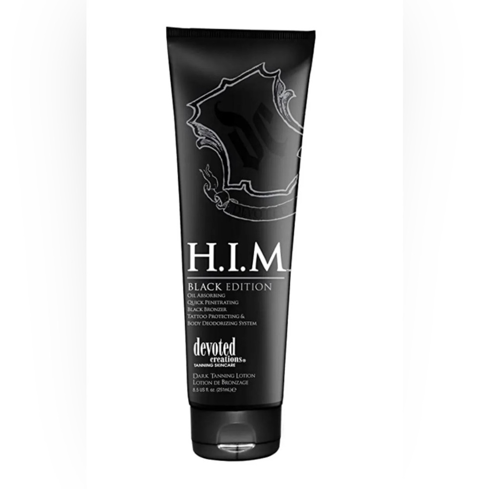 (2 pack) Devoted Creations H.I.M. Black Edition Tanning Lotion